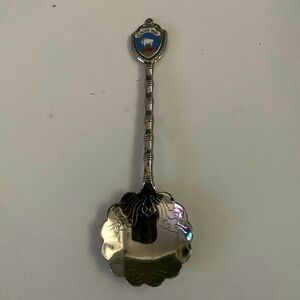 Vintage Glacier Park Fort USA Souvenirs Spoon.